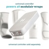 image:imageHomedics Modulair Compression Wrist Wrap Massager  Overlapped Compression Therapy with 4 Programs Adjustable Intensity Heat Settings Battery Sold Separately