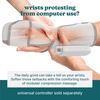 image:imageHomedics Modulair Compression Wrist Wrap Massager  Overlapped Compression Therapy with 4 Programs Adjustable Intensity Heat Settings Battery Sold Separately