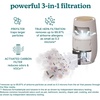 image:imageHomedics Natura Air Purifier for Home 975 Sq Ft Bedroom amp Office True HEPA Air Cleaner with Activated Carbon Air Filter Smart Air Quality Sensor Auto Mode Sleep Mode Timer Odor Reducer