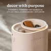 image:imageHomedics Natura Ultrasonic Warm Cool Mist Humidifier 13Gal  Large Rooms 60Hr Runtime Plant Holder Programmable Humidity Auto Shutoff Small Pot CompatiblePlant Not Included