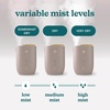image:imageHomedics Natura Ultrasonic Warm Cool Mist Humidifier 13Gal  Large Rooms 60Hr Runtime Plant Holder Programmable Humidity Auto Shutoff Small Pot CompatiblePlant Not Included