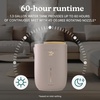 image:imageHomedics Natura Ultrasonic Warm Cool Mist Humidifier 13Gal  Large Rooms 60Hr Runtime Plant Holder Programmable Humidity Auto Shutoff Small Pot CompatiblePlant Not Included