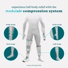 image:imageHomedics Overlapped Compression Therapy Battery Modulair  Massage System Universal Controller Compatible with Homedics Modulair Compression Wraps Sold SeparatelyCalf Wrap