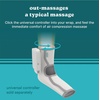 image:imageHomedics Overlapped Compression Therapy Battery Modulair  Massage System Universal Controller Compatible with Homedics Modulair Compression Wraps Sold SeparatelyFoot Wrap