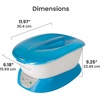 image:imageHomedics Paraffin Wax Machine for Hands Therapy  Hypoallergenic Hot Wax Hand Therapy Machine to Soothe and Moisturize Hands  Includes 3 Pounds of Wax and 20 Hand LinersBlue