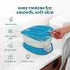 image:imageHomedics Paraffin Wax Machine for Hands Therapy  Hypoallergenic Hot Wax Hand Therapy Machine to Soothe and Moisturize Hands  Includes 3 Pounds of Wax and 20 Hand LinersBlue