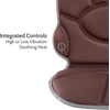 image:imageHomedics Portable Back Massage Cushion Heated Vibrating Pad MultiSpeed Soft Fabric Lumbar amp Shoulder Kneading Beige