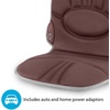 image:imageHomedics Portable Back Massage Cushion Heated Vibrating Pad MultiSpeed Soft Fabric Lumbar amp Shoulder Kneading Beige