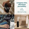 image:imageHomedics Portable Humidifier  Small Air Humidifiers Matte White  for Bedroom Plants Office Travel  Cool Mist Humidifiers ColorChanging Accent Light 2 Mist SettingsBlack
