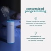 image:imageHomedics Portable Humidifier  Small Air Humidifiers Matte White  for Bedroom Plants Office Travel  Cool Mist Humidifiers ColorChanging Accent Light 2 Mist SettingsWhite