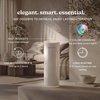image:imageHomedics Portable Humidifier  Small Air Humidifiers Matte White  for Bedroom Plants Office Travel  Cool Mist Humidifiers ColorChanging Accent Light 2 Mist SettingsWhite