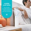 image:imageHomedics Portable Humidifier  Small Air Humidifiers Matte White  for Bedroom Plants Office Travel  Cool Mist Humidifiers ColorChanging Accent Light 2 Mist SettingsWhite Pack of 6