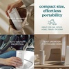 image:imageHomedics Portable Humidifier  Small Air Humidifiers Matte White  for Bedroom Plants Office Travel  Cool Mist Humidifiers ColorChanging Accent Light 2 Mist SettingsWhite