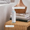 image:imageHomedics Portable Humidifier  Small Air Humidifiers Matte White  for Bedroom Plants Office Travel  Cool Mist Humidifiers ColorChanging Accent Light 2 Mist SettingsWhite