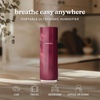 image:imageHomedics Portable Ultrasonic Humidifier USB Rechargeable Aromatherapy Cool Mist Humidifier with 77 oz EasyFill Tank Continuous amp Intermittent Mist 7Color Nightlight Auto Shutoff Green SageBurgandy
