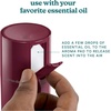 image:imageHomedics Portable Ultrasonic Humidifier USB Rechargeable Aromatherapy Cool Mist Humidifier with 77 oz EasyFill Tank Continuous amp Intermittent Mist 7Color Nightlight Auto Shutoff Green SageBurgandy