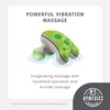 image:imageHomedics Ribbit Mini Handheld Massager Green Blue or Pink Color May Vary  Vibrating Electric Massager with Comfort Grip and LED Light Batteries Included Comes in variable colors1 Count Pack of 1
