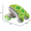 image:imageHomedics Ribbit Mini Handheld Massager Green Blue or Pink Color May Vary  Vibrating Electric Massager with Comfort Grip and LED Light Batteries Included Comes in variable colors1 Count Pack of 9