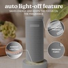 image:imageHomedics SereneScent Mini Fabric Rechargeable Waterless Diffuser Beige  Cordless Aromatherapy Device Use with SereneScent Oil 15ml Sold Separately Adjustable Mist Intensity amp Ambient LightGrey