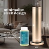 image:imageHomedics SereneScent Waterless Essential Oil Diffuser Champagne  Home Fragrance Scent Diffuser for Large Rooms No Water Needed Patented Air Diffusion Technology Oil Sold SeparatelyChampagne