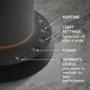 image:imageHomedics SereneScent Waterless Essential Oil Diffuser Future Dusk  Cordless Rechargeable Aromatherapy Diffuser for Home Large Room Scent Machine Timer App Control 6 LED LightsBlack