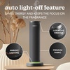 image:imageHomedics SereneScent Waterless Essential Oil Diffuser Future Dusk  Cordless Rechargeable Aromatherapy Diffuser for Home Large Room Scent Machine Timer App Control 6 LED LightsBlack