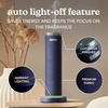 image:imageHomedics SereneScent Waterless Essential Oil Diffuser Future Dusk  Cordless Rechargeable Aromatherapy Diffuser for Home Large Room Scent Machine Timer App Control 6 LED LightsFuture Dusk