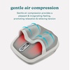 image:imageHomedics Shiatsu Air Max Foot Massager Air Compression Massage  DeepKneading Rolling Massage Soothing Heat Pain Relief and Muscle Recovery Relaxes Feet Spa Therapy for Home or OfficeGrey