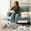 image:imageHomedics Shiatsu Air Max Foot Massager Air Compression Massage  DeepKneading Rolling Massage Soothing Heat Pain Relief and Muscle Recovery Relaxes Feet Spa Therapy for Home or OfficeGrey