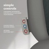 image:imageHomedics Shiatsu Back Massage Cushion with Heat DeepKneading Therapy  Pain Relief for Back Muscle TensionWorks Out Knots amp Stiffness 3 Massage Zones Fits Most Chairs for Home or Office