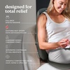 image:imageHomedics Shiatsu Back Massage Cushion with Heat DeepKneading Therapy  Pain Relief for Back Muscle TensionWorks Out Knots amp Stiffness 3 Massage Zones Fits Most Chairs for Home or Office