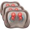 image:imageHomedics Shiatsu Back Massager with Heat 3D Deep Tissue Massage Pillow  for Neck amp Shoulders Electric Kneading Lumbar Massager Cushion for Upper amp Lower Back Pain Relief Portable Office TravelBrown