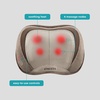 image:imageHomedics Shiatsu Back Massager with Heat 3D Deep Tissue Massage Pillow  for Neck amp Shoulders Electric Kneading Lumbar Massager Cushion for Upper amp Lower Back Pain Relief Portable Office TravelBrown