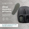 image:imageHomedics Shiatsu Foot Massager with Heat Air Compression amp Vibration  3 Intensity Levels ToeTouch Controls Removable Washable Inserts