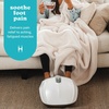 image:imageHomedics Shiatsu Foot Massager with Soothing Heat and Air Compression  AtHome Kneading Massage Relaxes Feet 3 Customized Controls and Intensities Washable Liner 3 Speed OptionsWithout Remote