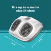image:imageHomedics Shiatsu Foot Massager with Soothing Heat and Air Compression  AtHome Kneading Massage Relaxes Feet 3 Customized Controls and Intensities Washable Liner 3 Speed OptionsWithout Remote