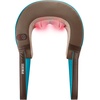image:imageHomedics Shiatsu Neck Massager with Heat Integrated Onand Off Button DeepKneading Massage Comfort Flex Handles Control Intensity for Sore Muscles Soft Foam Easy to Use Brown
