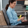 image:imageHomedics Shiatsu and Vibration Body Massager Portable Cushion with 5 Settings Soothing Heat Reverse Function Hand Controller and 2Year Warranty