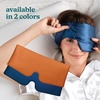 image:imageHomedics Silk Sleep Mask Luxurious Soft Silk Total Blackout Nonslip Grip Adjustable Strap for Custom Fit Hand Washable Comfortable for Travel amp Home  SunsetSunset