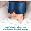image:imageHomedics Silk Sleep Mask Luxurious Soft Silk Total Blackout Nonslip Grip Adjustable Strap for Custom Fit Hand Washable Comfortable for Travel amp Home  SunsetMidnight