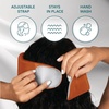 image:imageHomedics Silk Sleep Mask Luxurious Soft Silk Total Blackout Nonslip Grip Adjustable Strap for Custom Fit Hand Washable Comfortable for Travel amp Home  SunsetSunset