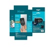 image:imageHomedics Smart Pulse Oximeter Fingertip700 SeriesApp Bluetooth  Oxygen Saturation Monitor with Heart Rate AutoRotating Display OLED Screen Soft Silicone