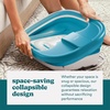 image:imageHomedics Smart Space Collapsible Foot Spa HeatMaintaining  Pumice Stone Splash Guard Smart Space Bubble Mate Collapsible Foot Spa HeatMaintaining