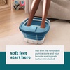 image:imageHomedics Smart Space Collapsible Foot Spa HeatMaintaining  Pumice Stone Splash Guard Smart Space Bubble Mate Collapsible Foot Spa HeatMaintaining