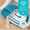 image:imageHomedics Smart Space Collapsible Foot Spa HeatMaintaining  Pumice Stone Splash Guard Smart Space Bubble Mate Collapsible Foot Spa HeatMaintaining