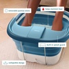 image:imageHomedics Smart Space Collapsible Foot Spa HeatMaintaining  Pumice Stone Splash Guard Smart Space Bubble Mate Collapsible Foot Spa HeatMaintaining