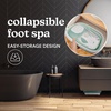 image:imageHomedics Smart Space Elite Footbath with Heat Boost Collapsible  Bubble Massage Pedicure Attachments Bath Salts Safe to Use Bath Salts Patented SafetyLock System Ergonomic Heat Boost