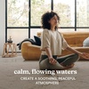 image:imageHomedics Tabletop Water Fountain 3 Tier Indoor Waterfall Fountain  with Natural River Rocks Quiet Pump for Relaxation Zen Home amp Office Desk Dcor AA Battery PoweredGolden Dew