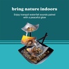 image:imageHomedics Tabletop Water Fountain 3 Tier Indoor Waterfall Fountain  with Natural River Rocks Quiet Pump for Relaxation Zen Home amp Office Desk Dcor AA Battery PoweredSilver Springs