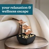 image:imageHomedics Tabletop Water Fountain 3 Tier Indoor Waterfall Fountain  with Natural River Rocks Quiet Pump for Relaxation Zen Home amp Office Desk Dcor AA Battery PoweredGolden Dew